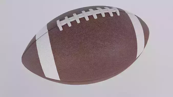 American Football Low-poly 3D model