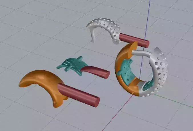 earrings mini creole -CG67