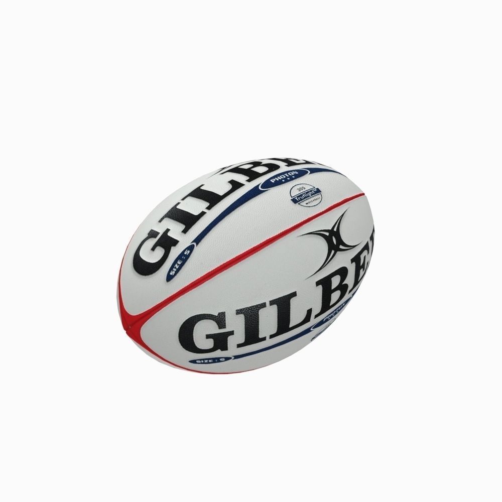 Rugby Ball Low-poly 3D model_5