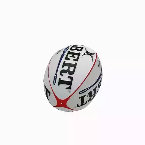 Rugby Ball Low-poly 3D model