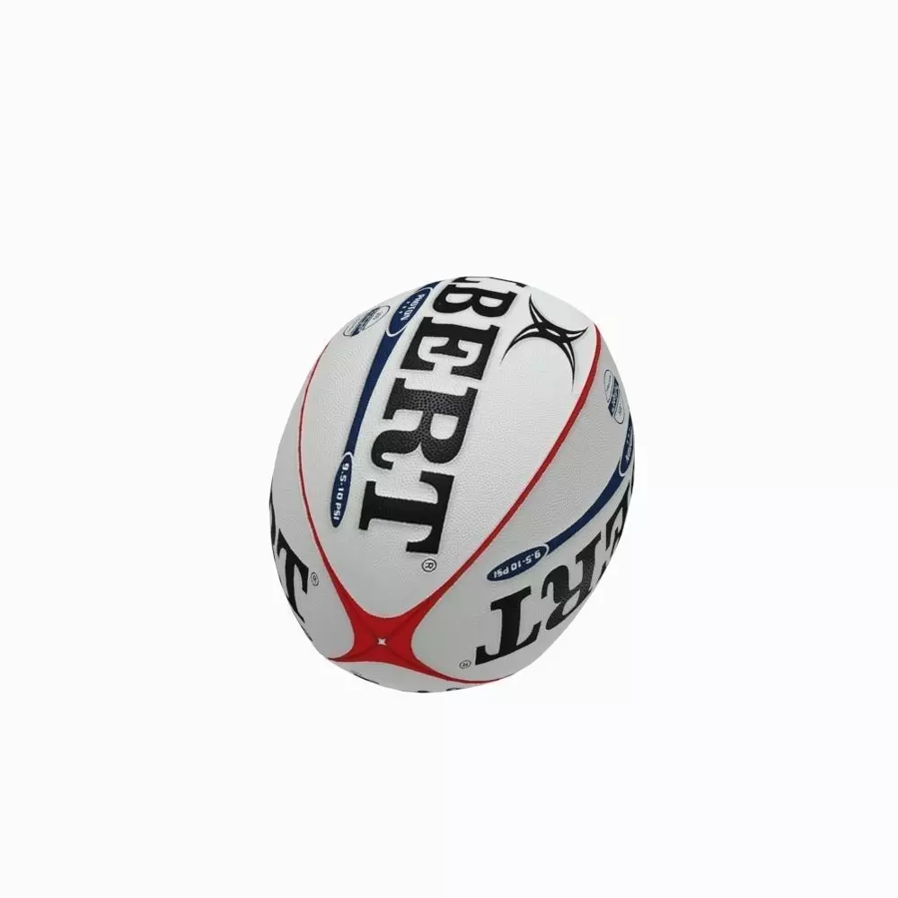 Rugby Ball Low-poly 3D model_0