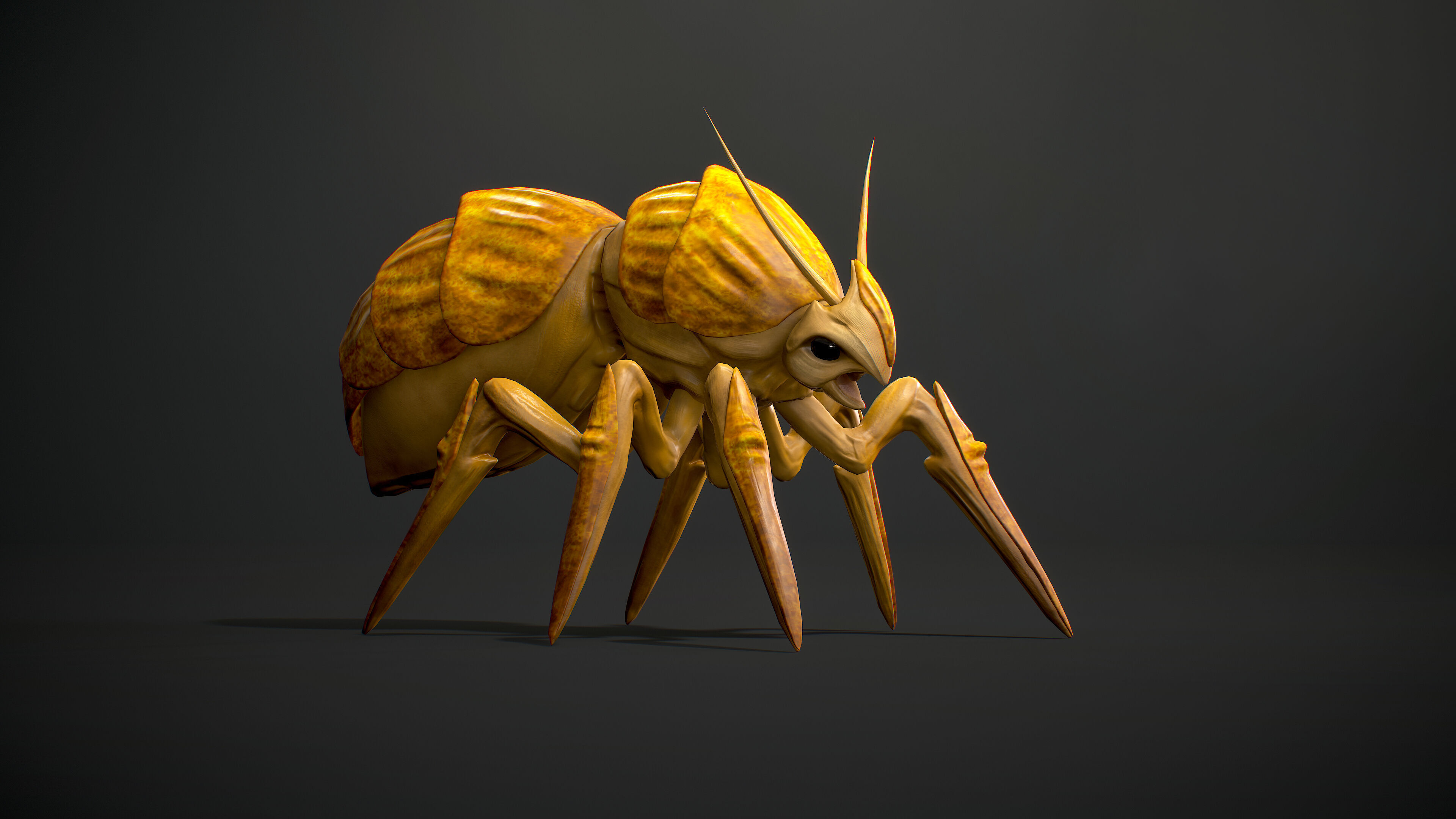 Pathfinder Bug Creature - Game Ready Low-poly 3D model Low-poly 3D model_3