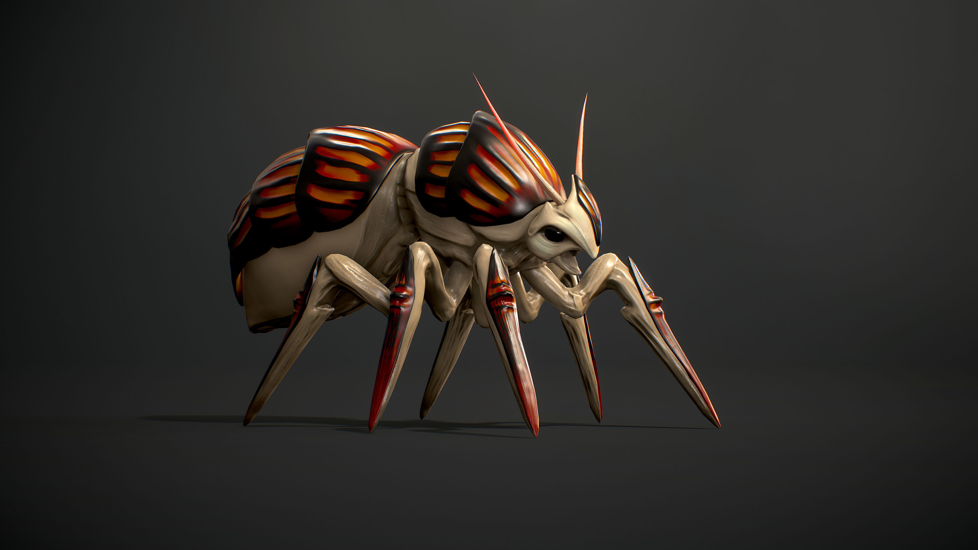 Pathfinder Bug Creature - Game Ready Low-poly 3D model Low-poly 3D model_7