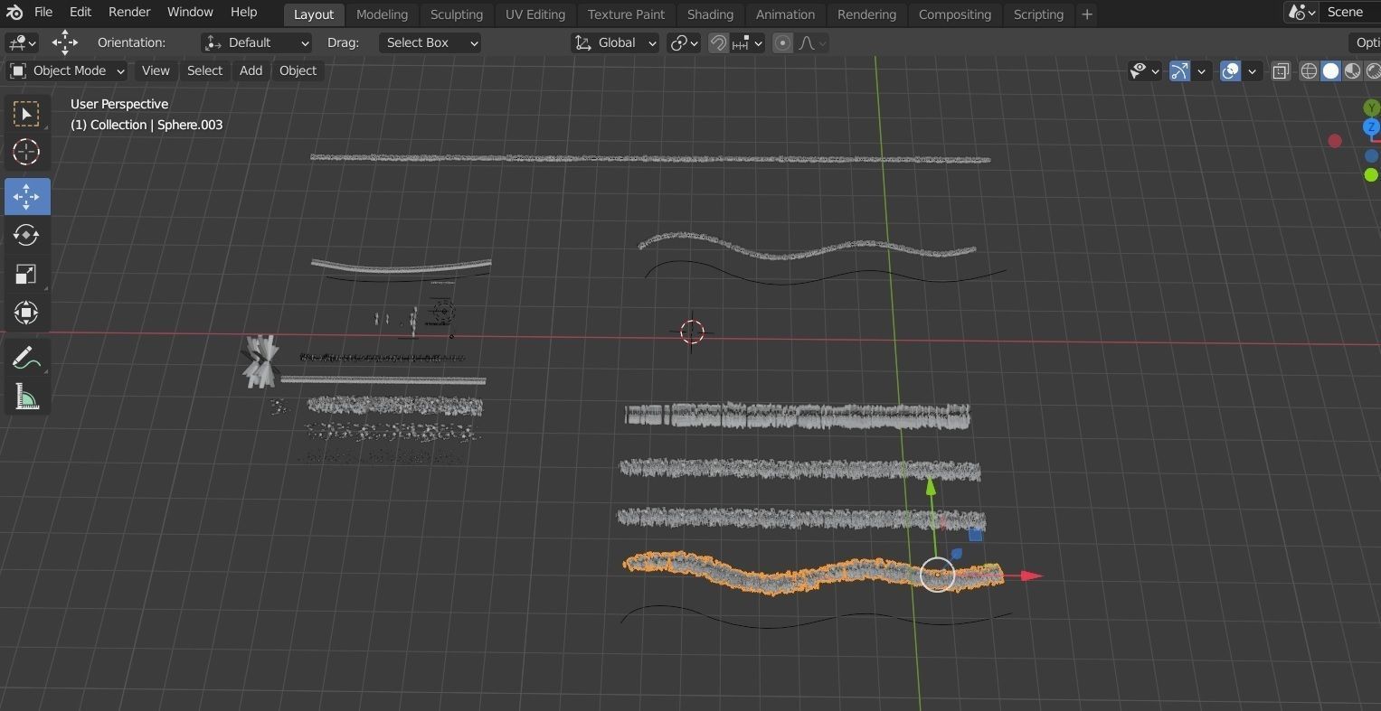 Streamers SET and a ready Garland for Christmas and New year 3D model_9