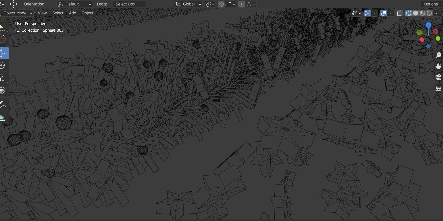 Streamers SET and a ready Garland for Christmas and New year 3D model_6