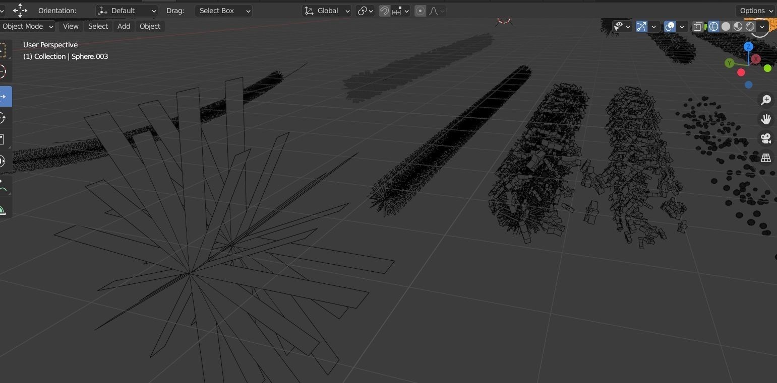 Streamers SET and a ready Garland for Christmas and New year 3D model_8