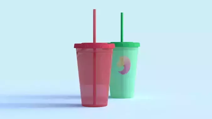 Plastic Cup 3D model