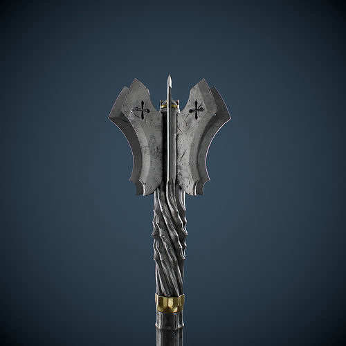 Medieval Mace 04 Low-poly 3D model