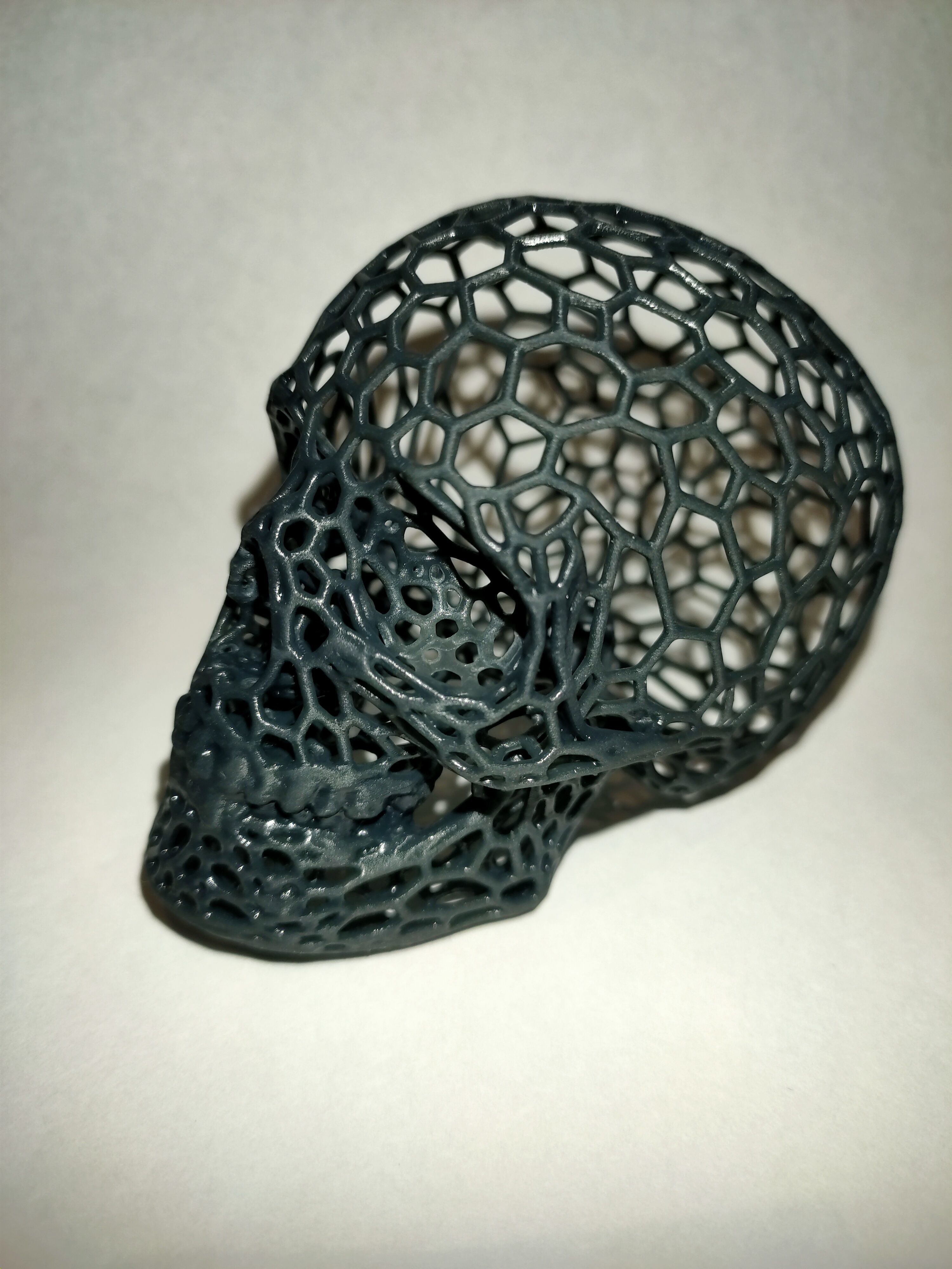 Voronoi Skull 3D print model_1