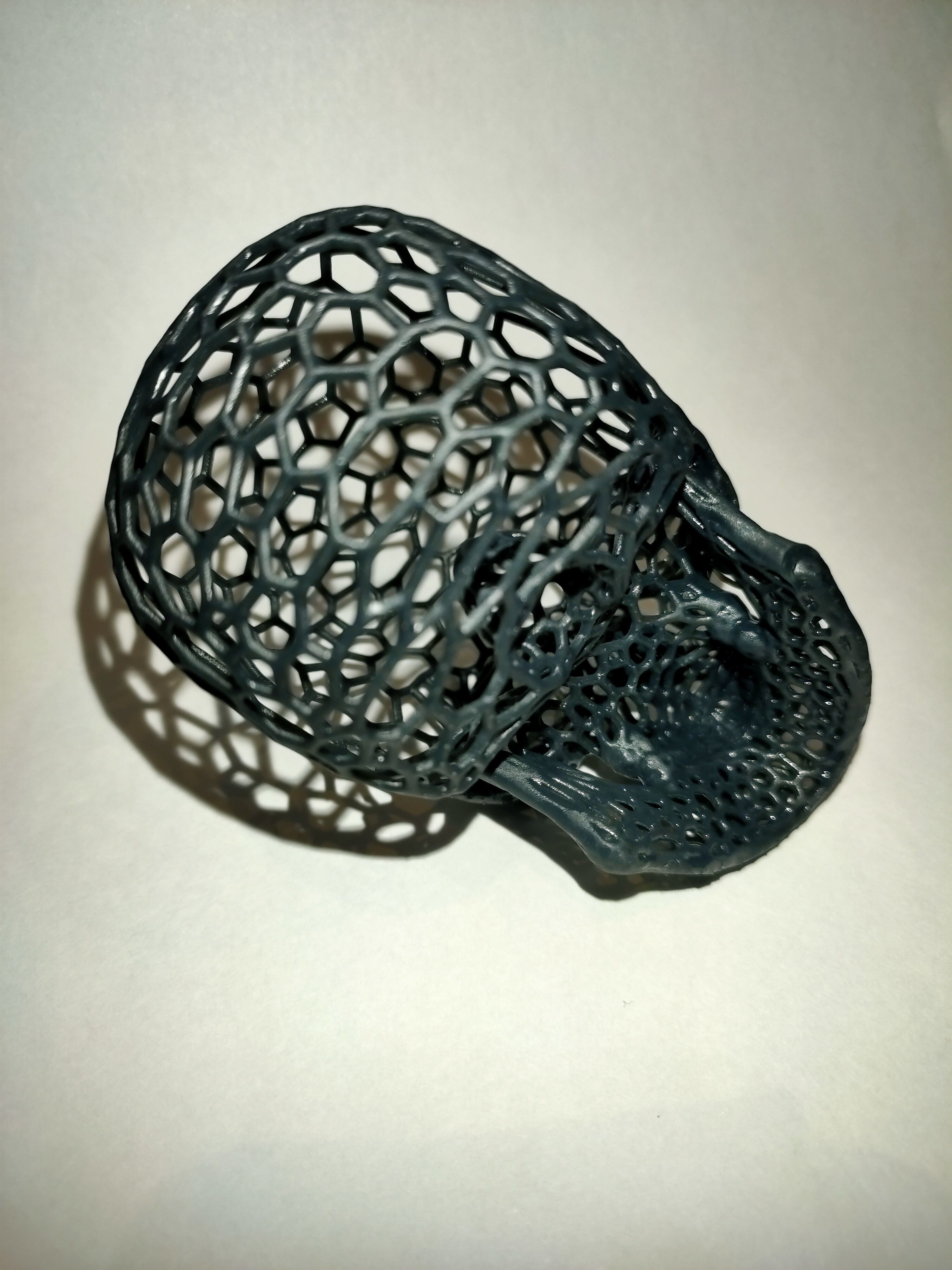 Voronoi Skull 3D print model_4