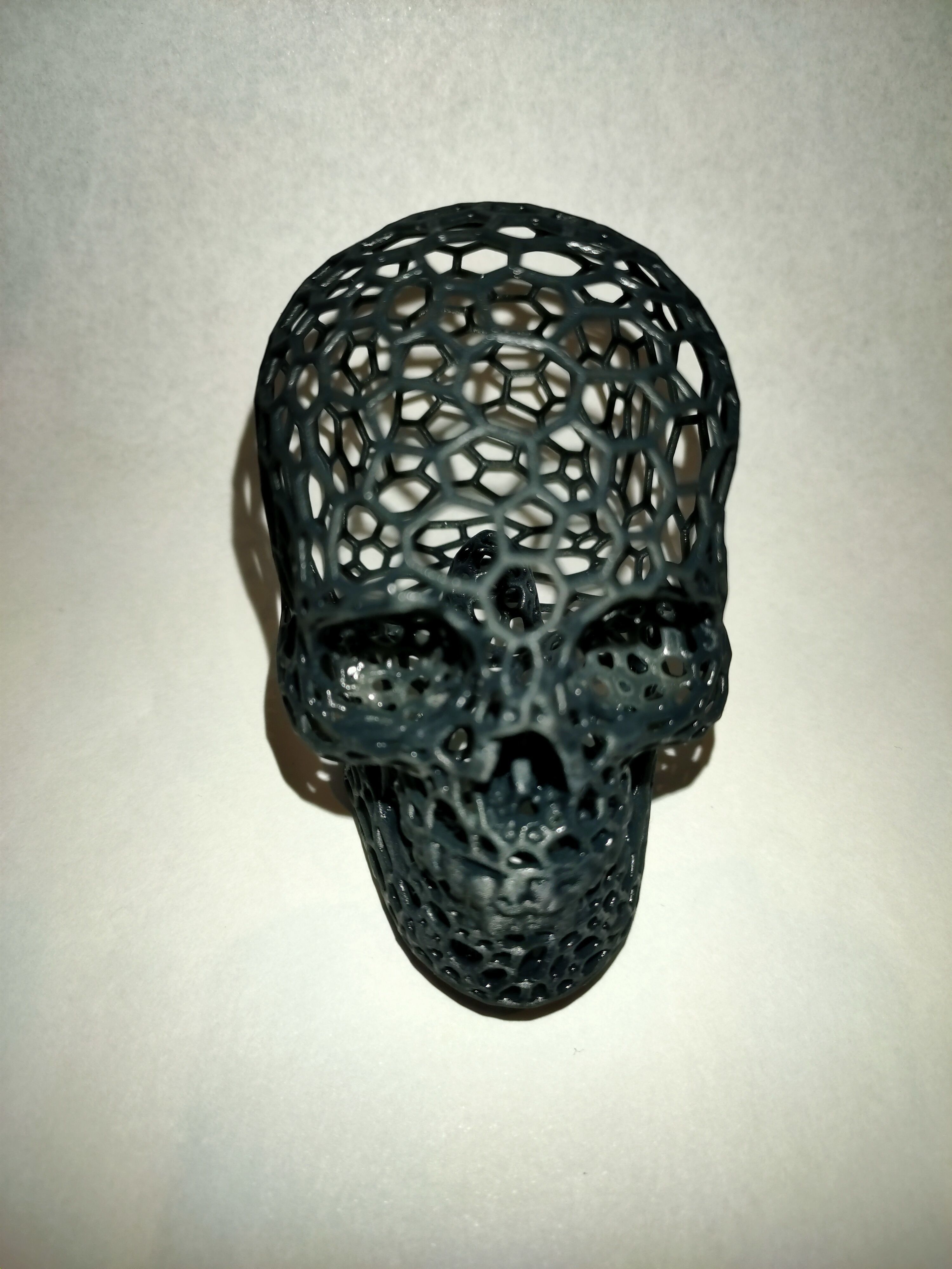 Voronoi Skull 3D print model_6