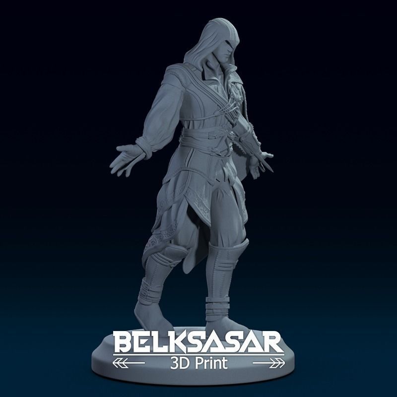 Assassins creed 2 Fanart - Ezio Auditore 3D print model_5
