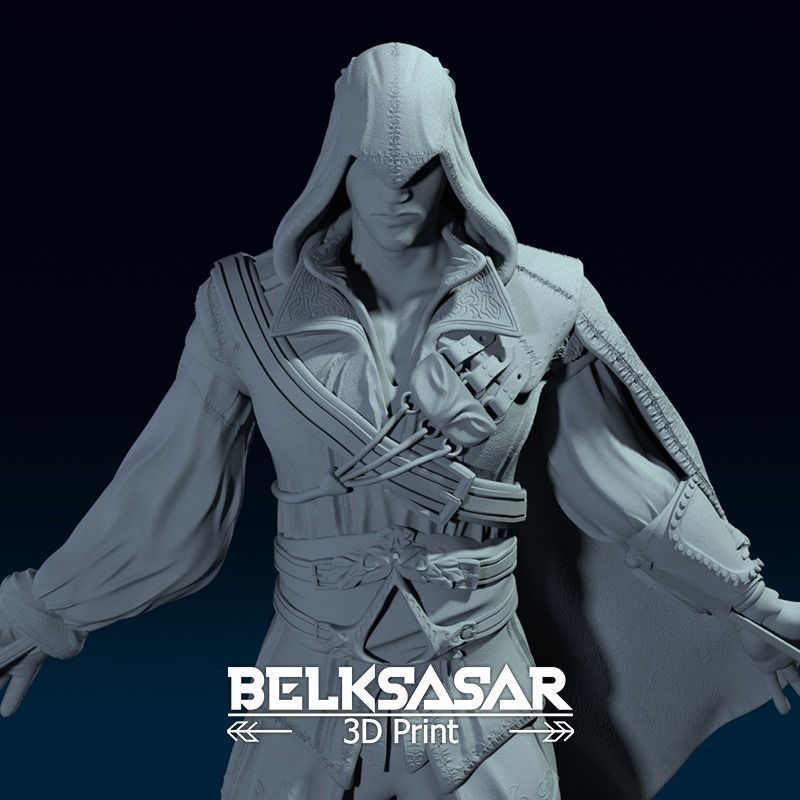 Assassins creed 2 Fanart - Ezio Auditore 3D print model_6