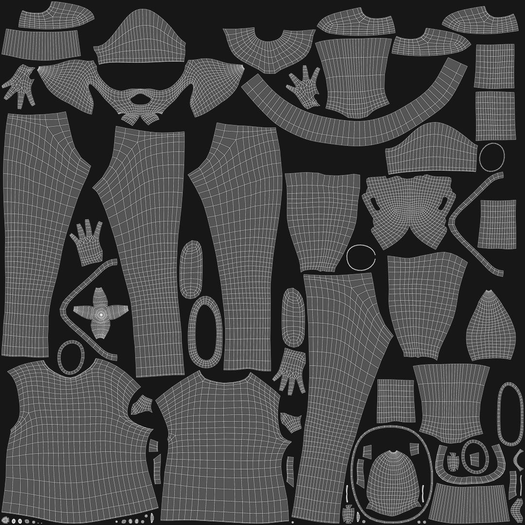 Male Character Low-poly 3D model_6