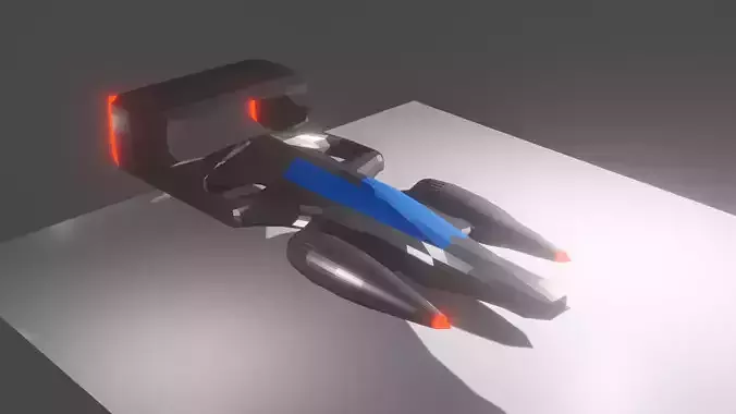 Spaceship futuristic race car