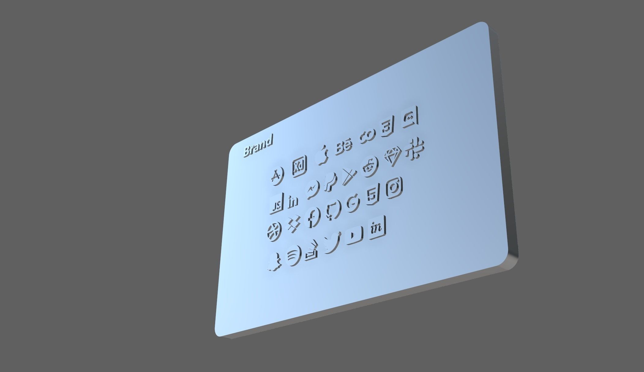 3D Brand Logos Free low-poly 3D model_23