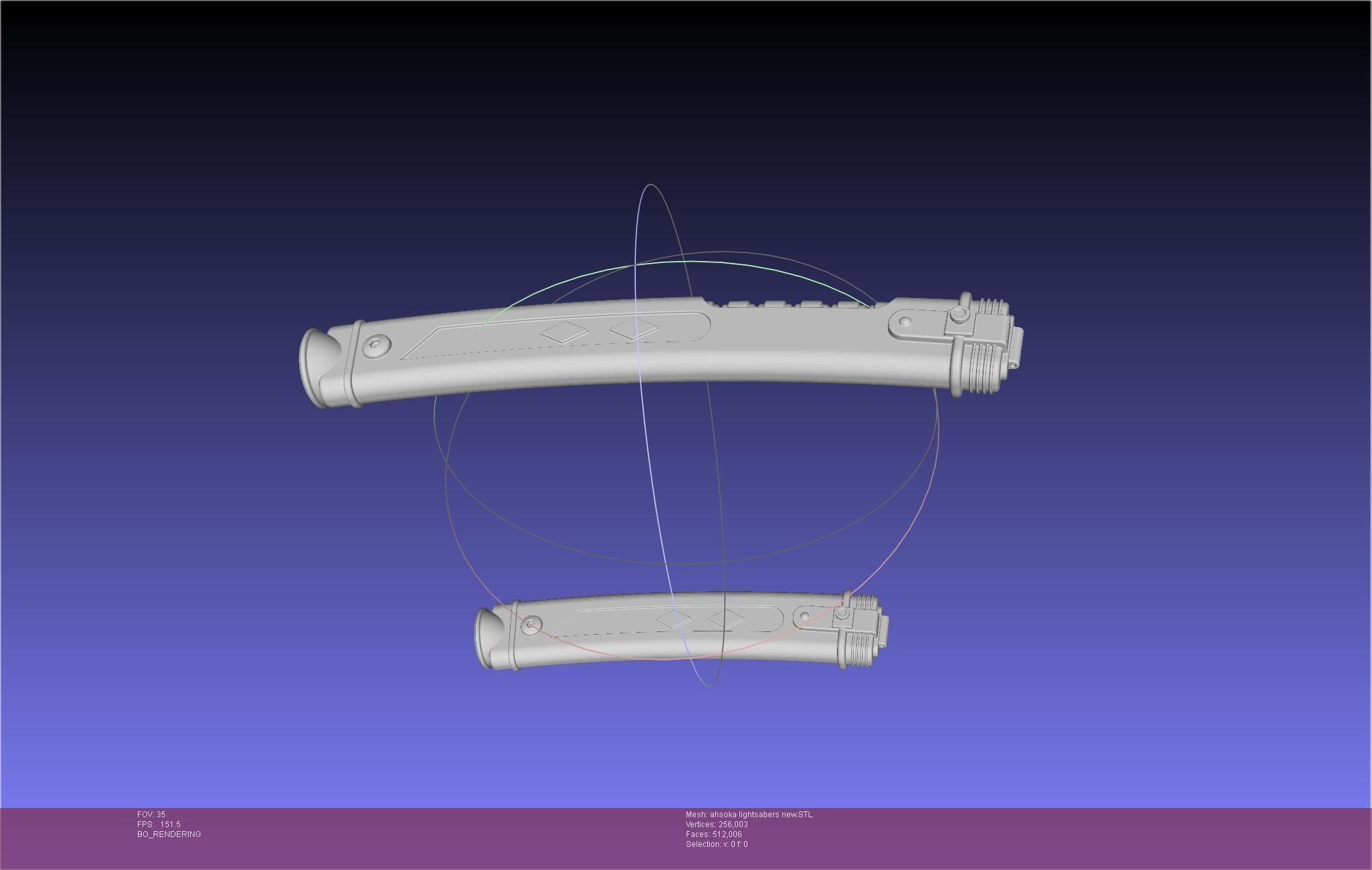 Star Wars Ahsoka Tano New Lightsabers 3D print model_97