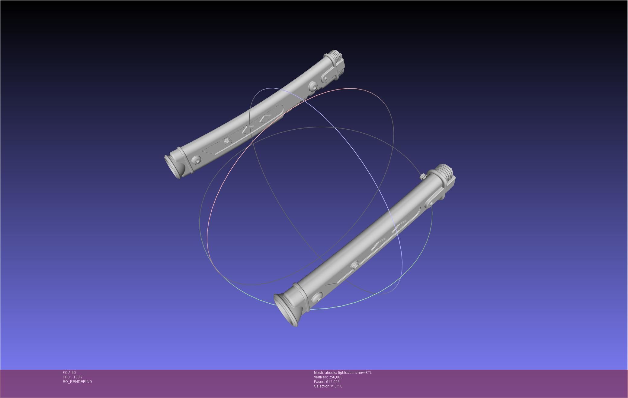 Star Wars Ahsoka Tano New Lightsabers 3D print model_1