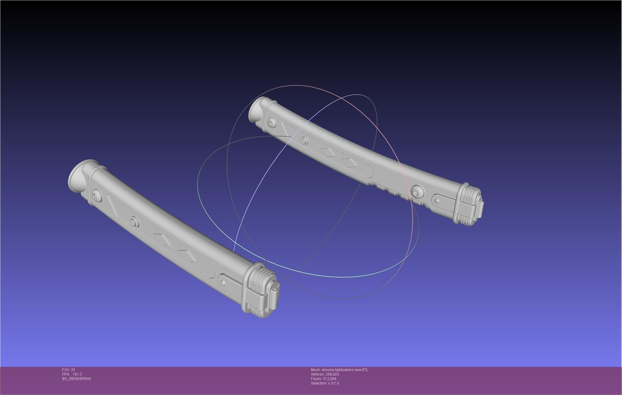 Star Wars Ahsoka Tano New Lightsabers 3D print model_85