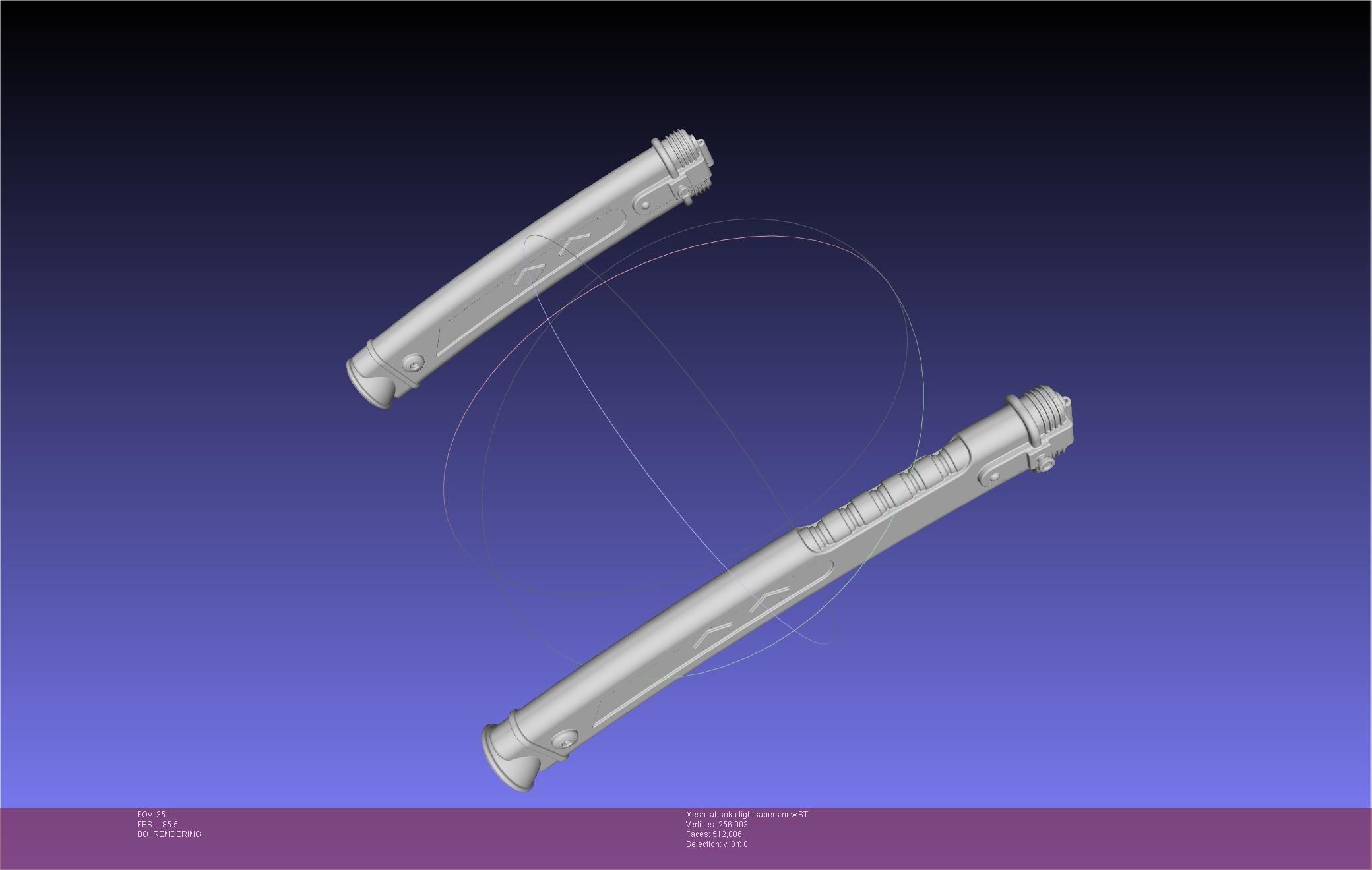 Star Wars Ahsoka Tano New Lightsabers 3D print model_95