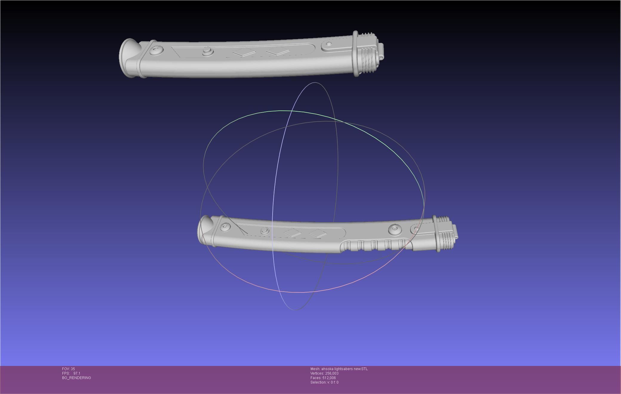 Star Wars Ahsoka Tano New Lightsabers 3D print model_100