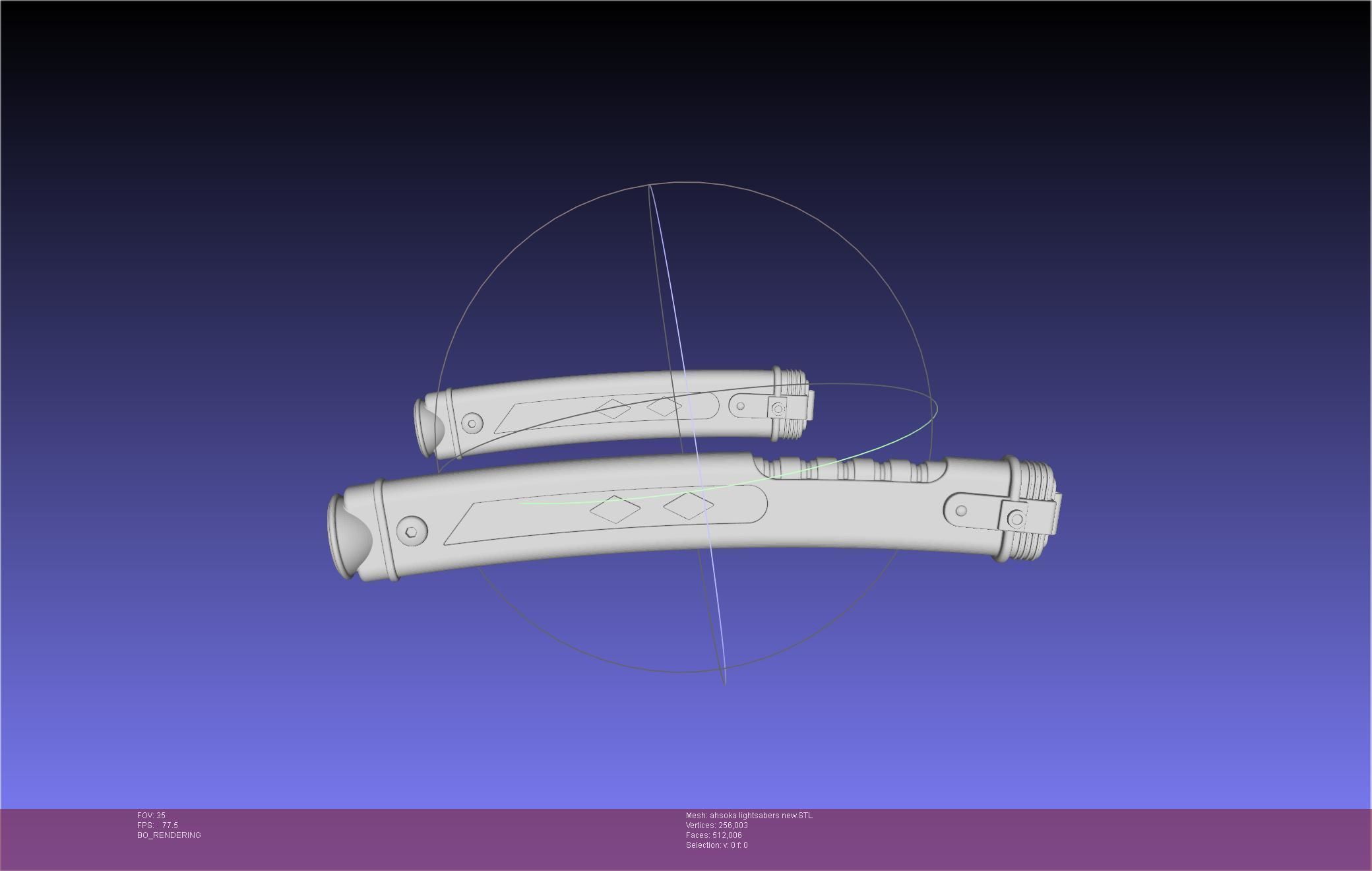 Star Wars Ahsoka Tano New Lightsabers 3D print model_96
