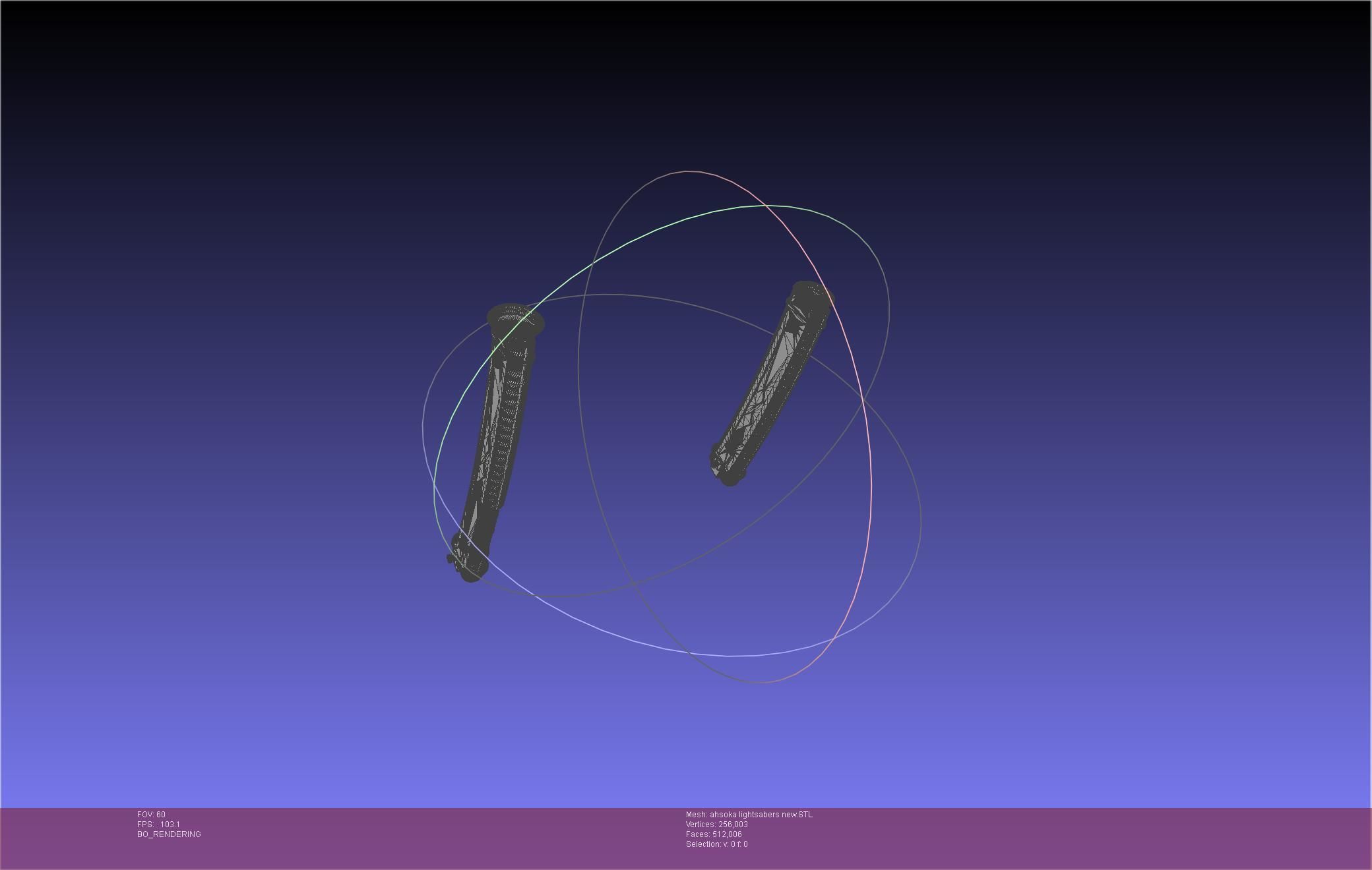 Star Wars Ahsoka Tano New Lightsabers 3D print model_53