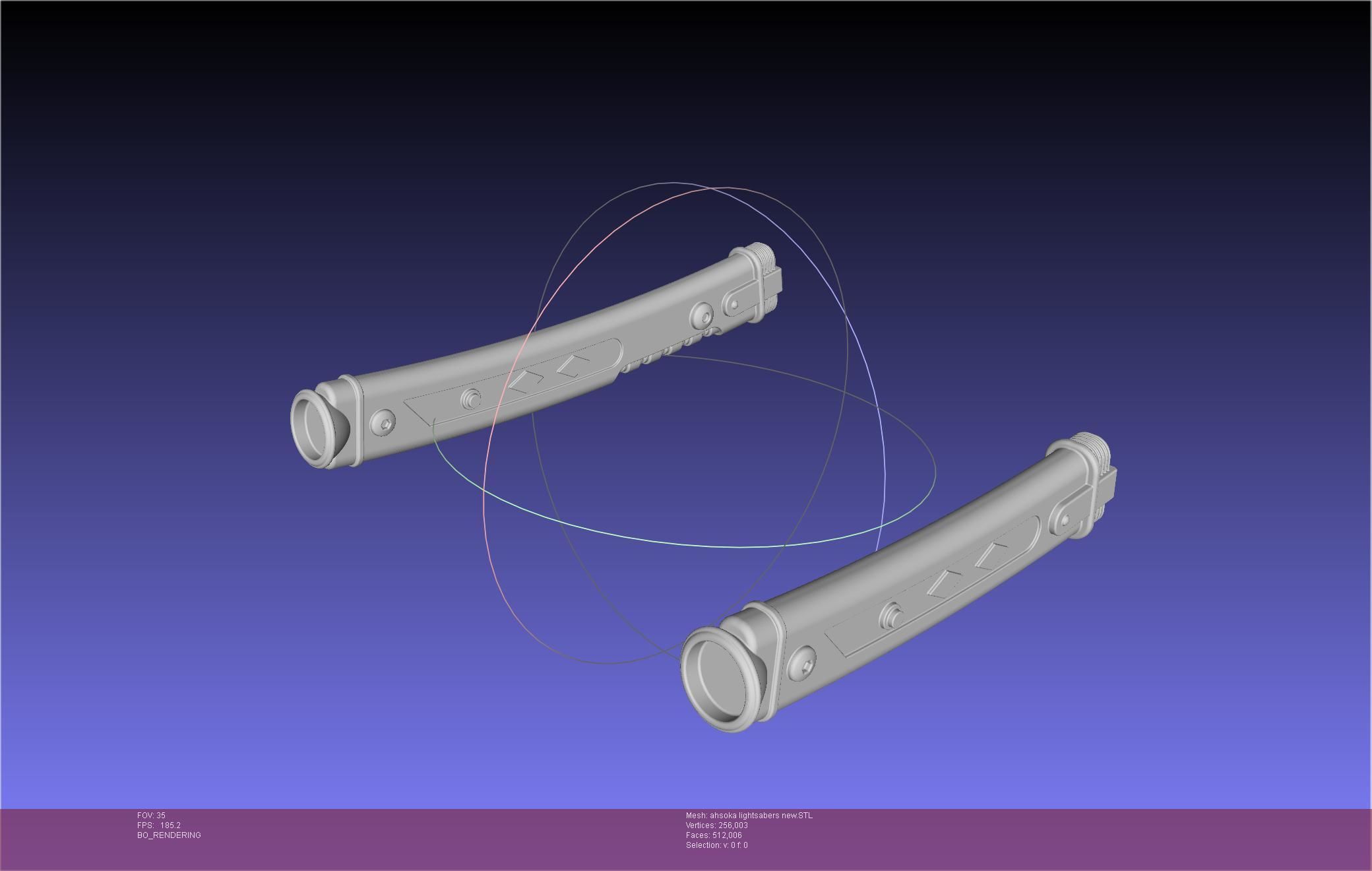 Star Wars Ahsoka Tano New Lightsabers 3D print model_91