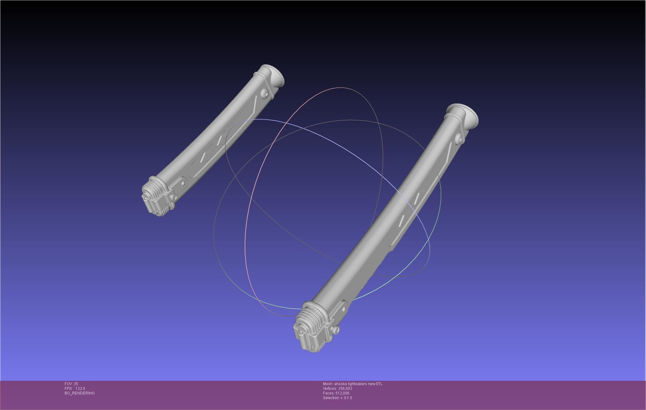 Star Wars Ahsoka Tano New Lightsabers 3D print model_88