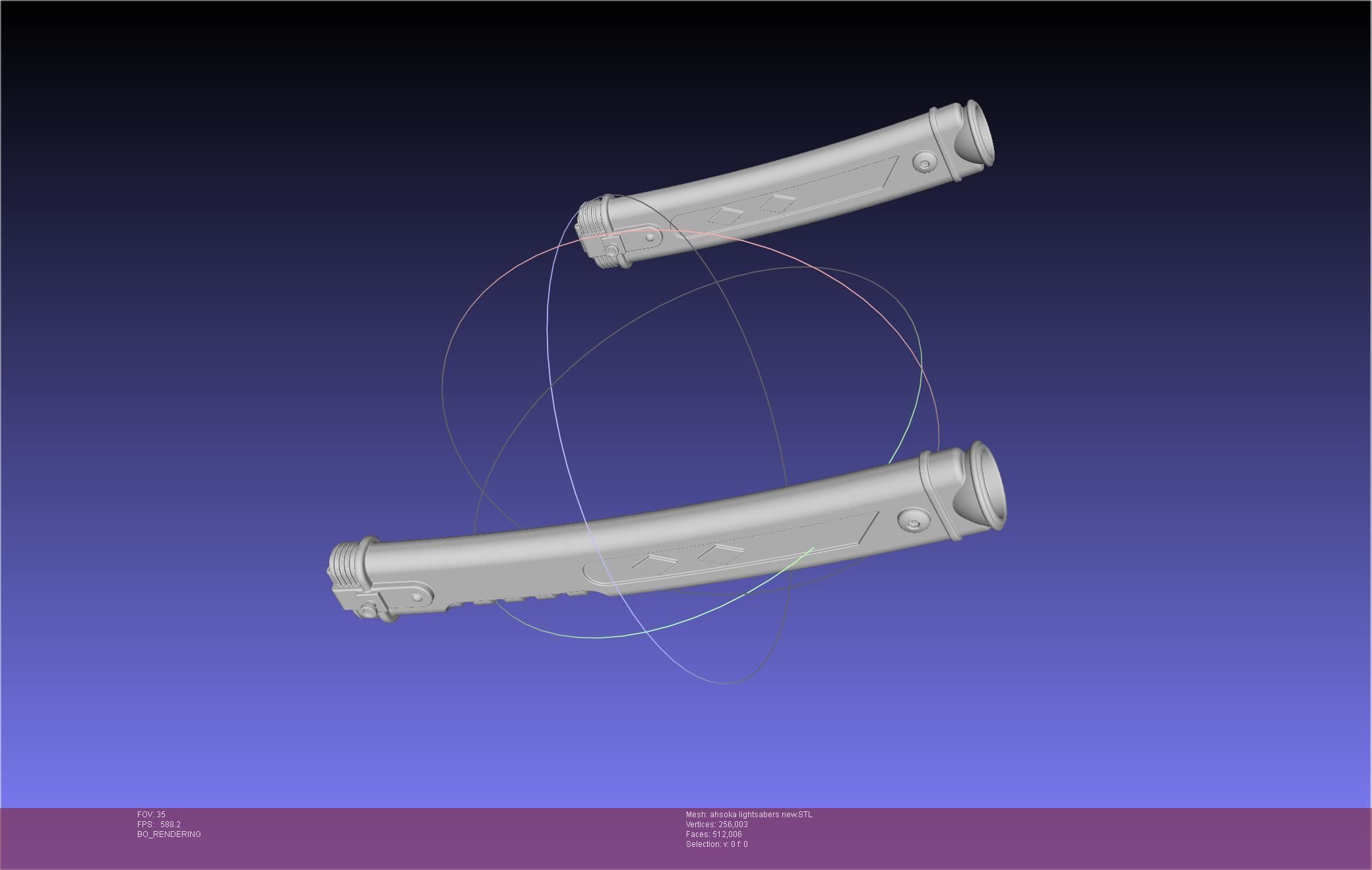 Star Wars Ahsoka Tano New Lightsabers 3D print model_89