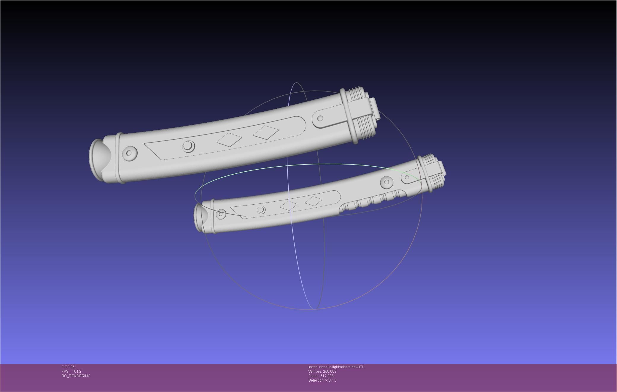 Star Wars Ahsoka Tano New Lightsabers 3D print model_93