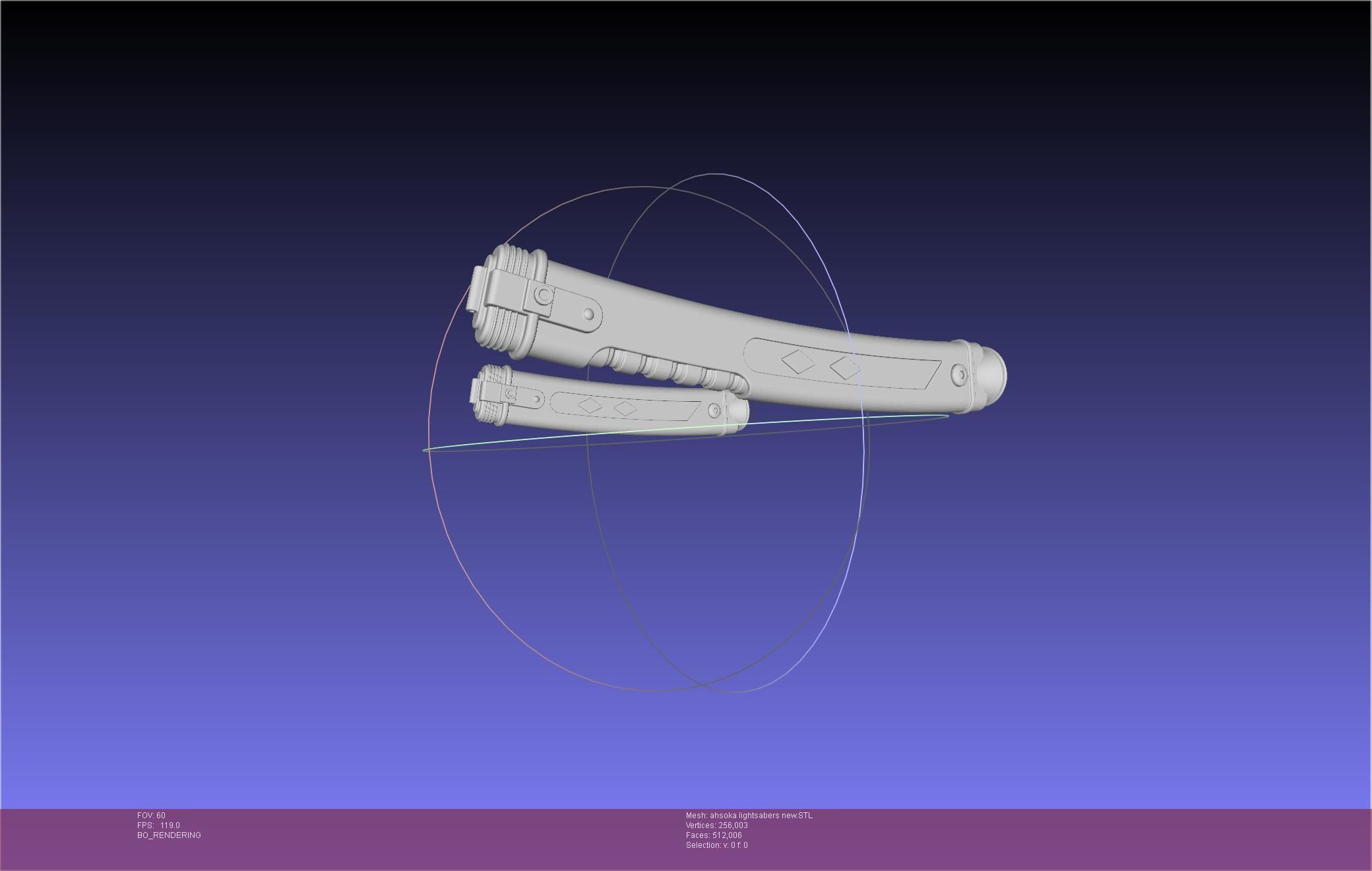 Star Wars Ahsoka Tano New Lightsabers 3D print model_12