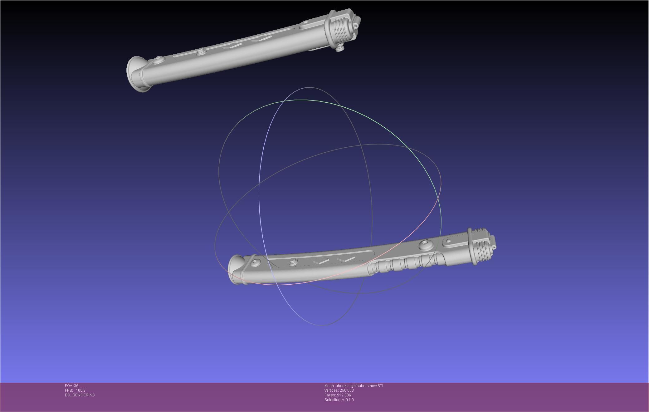 Star Wars Ahsoka Tano New Lightsabers 3D print model_94