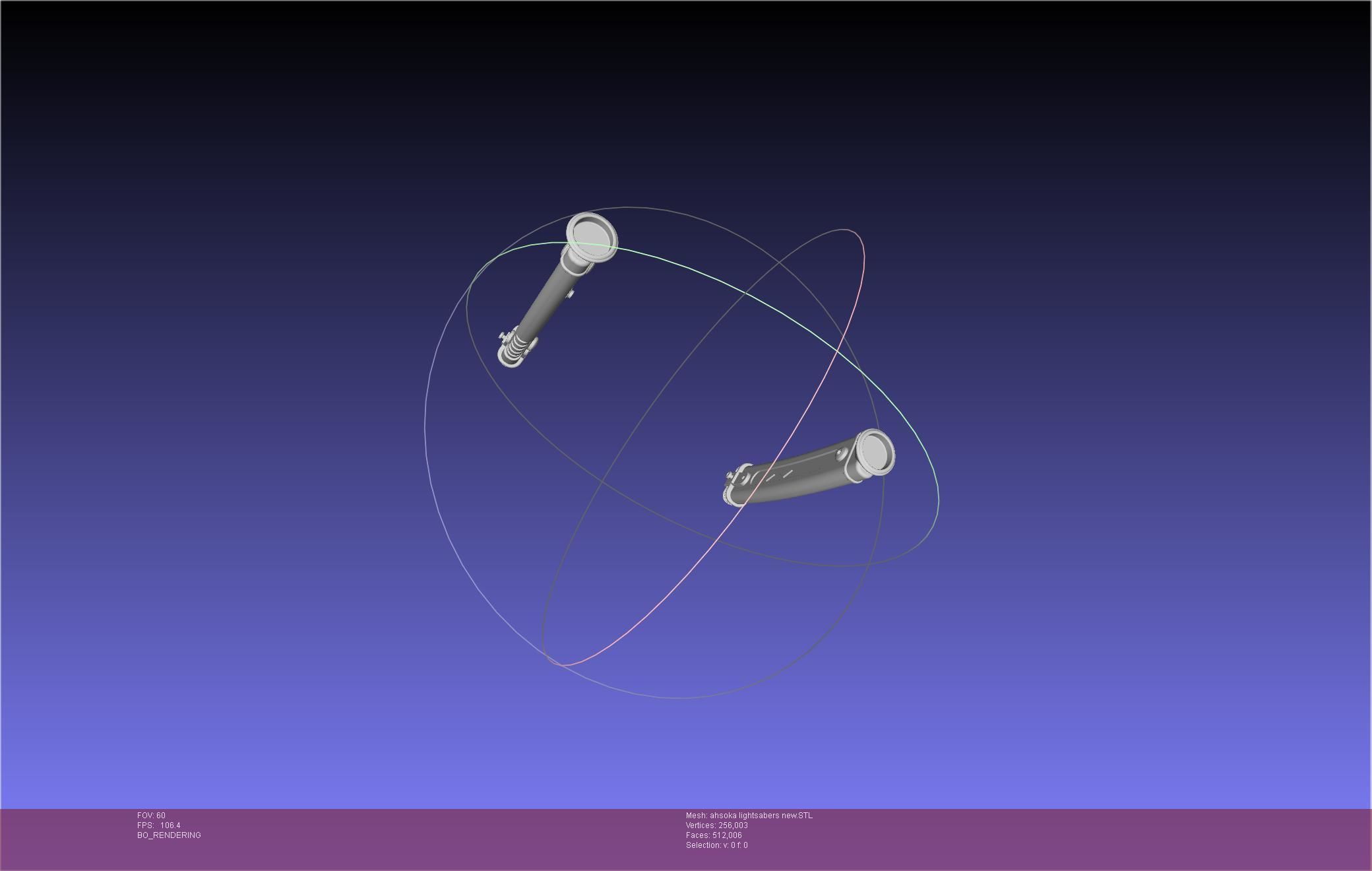 Star Wars Ahsoka Tano New Lightsabers 3D print model_48