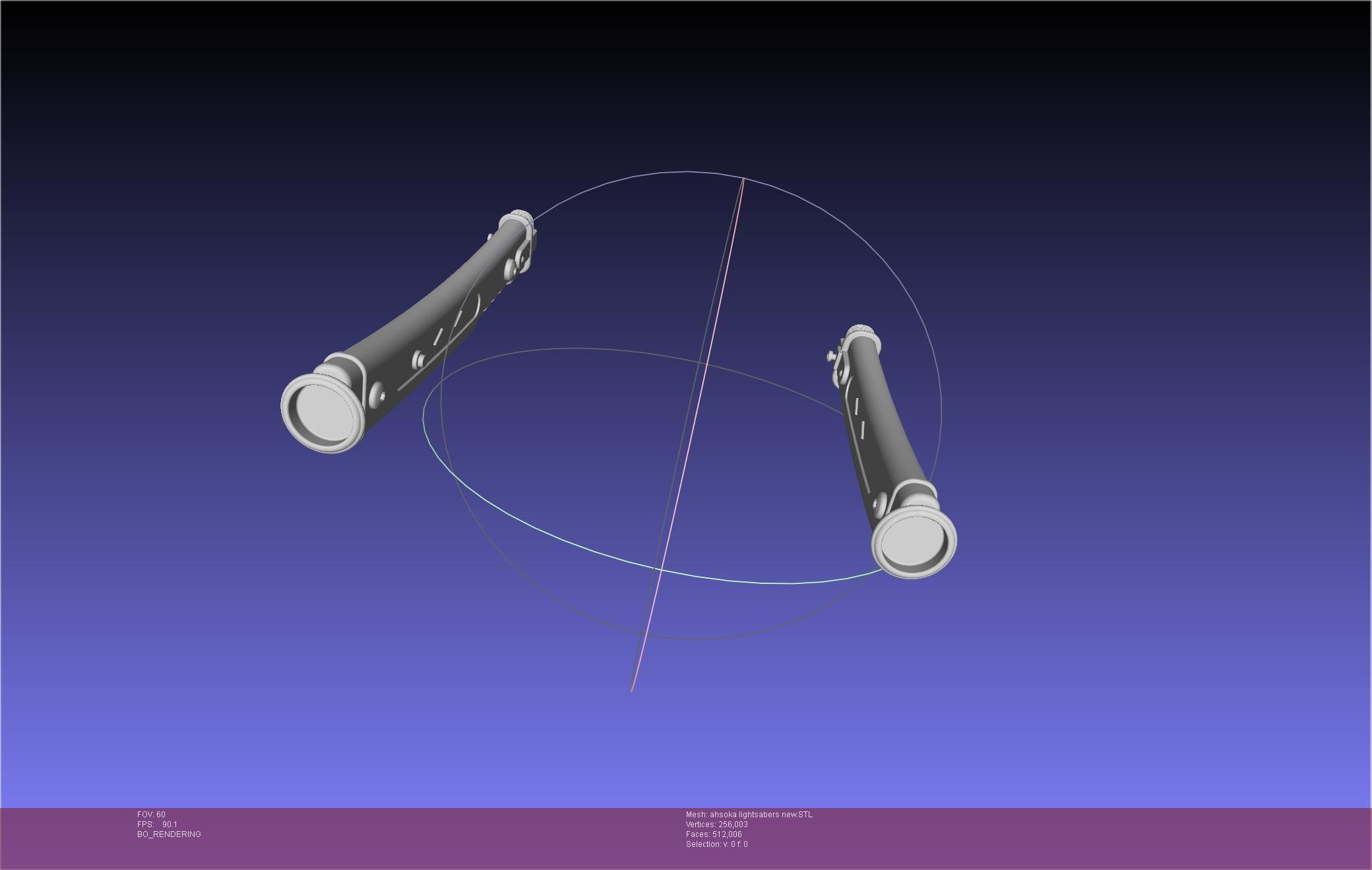 Star Wars Ahsoka Tano New Lightsabers 3D print model_5