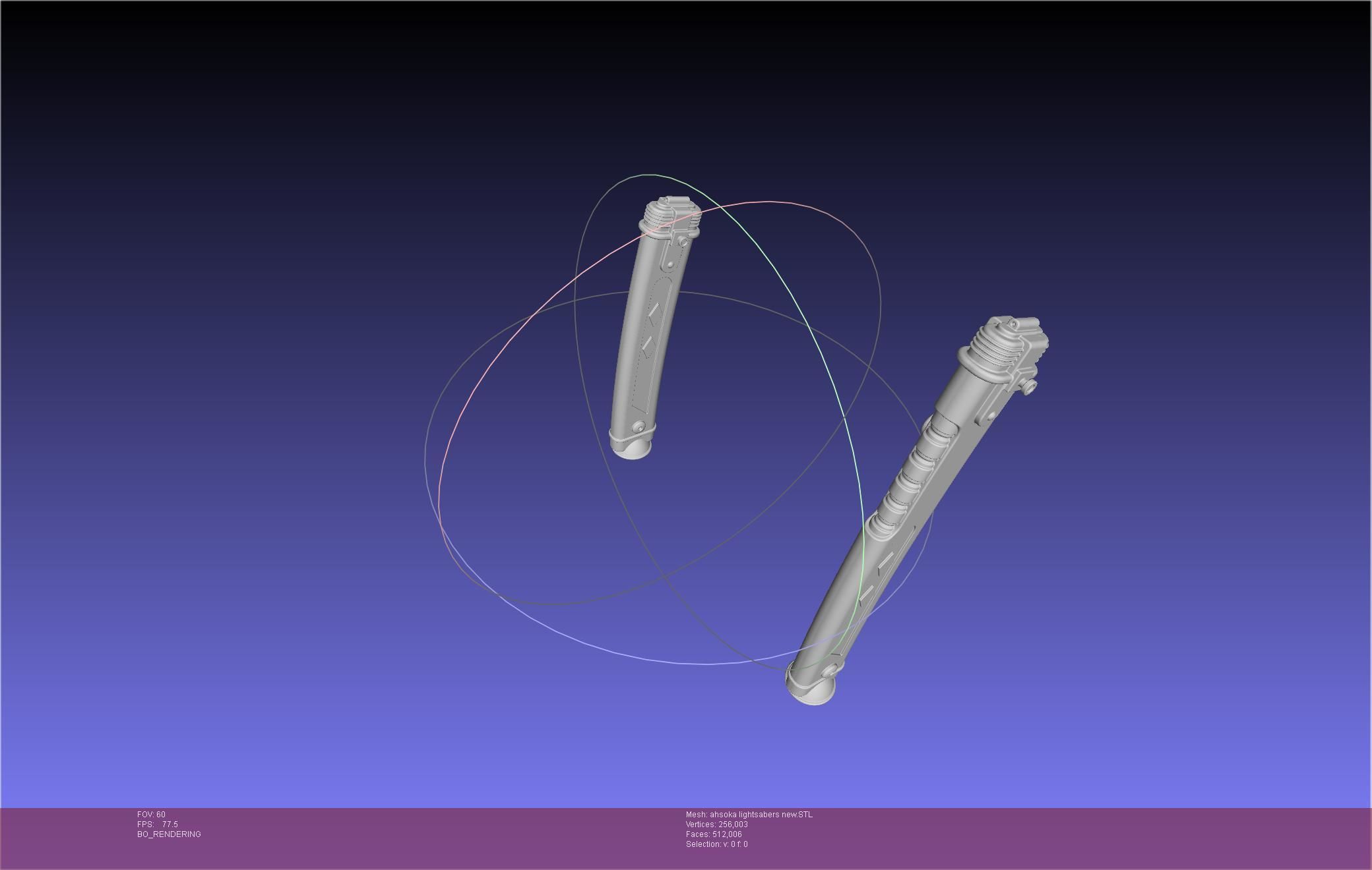 Star Wars Ahsoka Tano New Lightsabers 3D print model_34