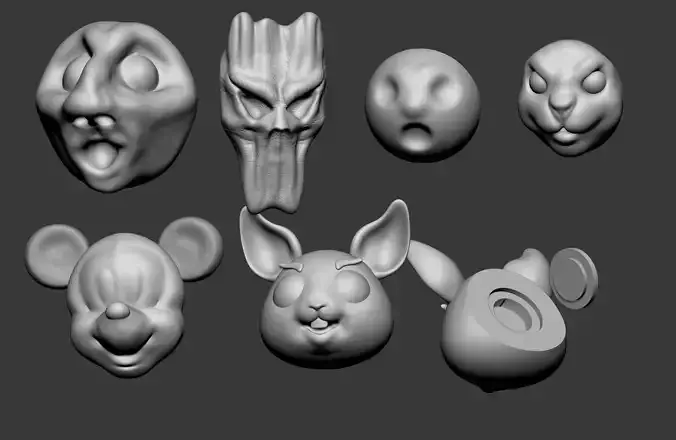 magnetic pins 3D print model