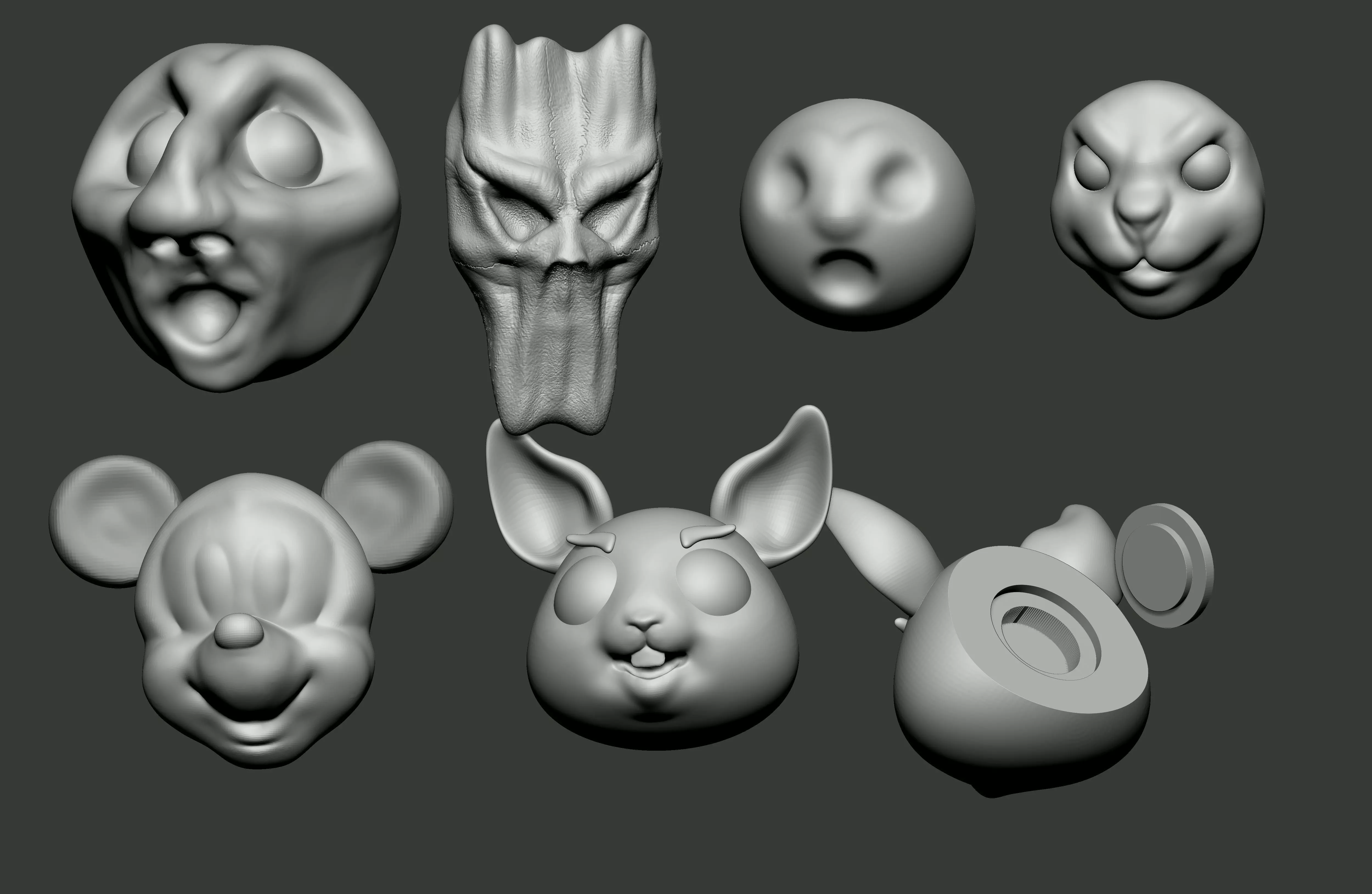 magnetic pins 3D print model