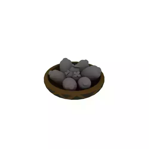 Cutia fruit 3D model