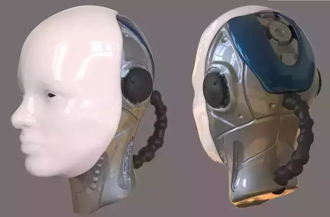 Robot Head 3D model