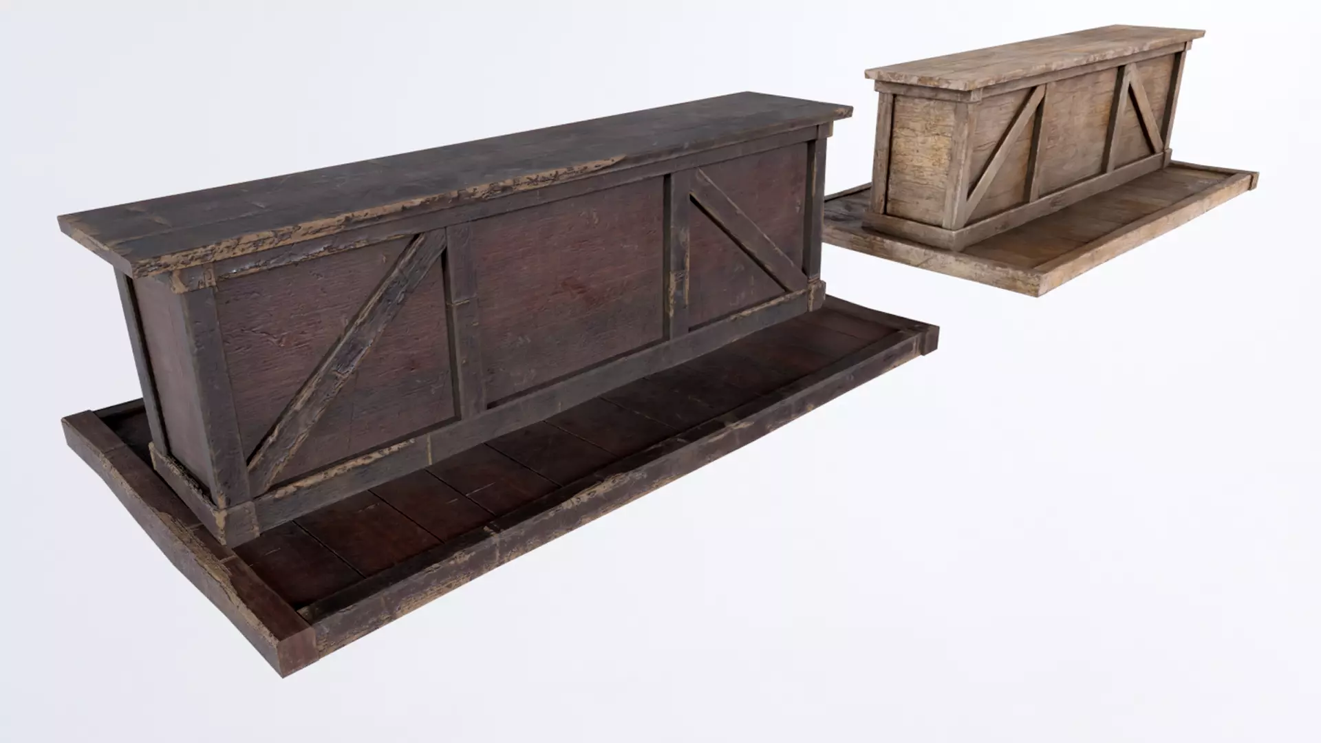 Tudor Bar Low-poly 3D model_0