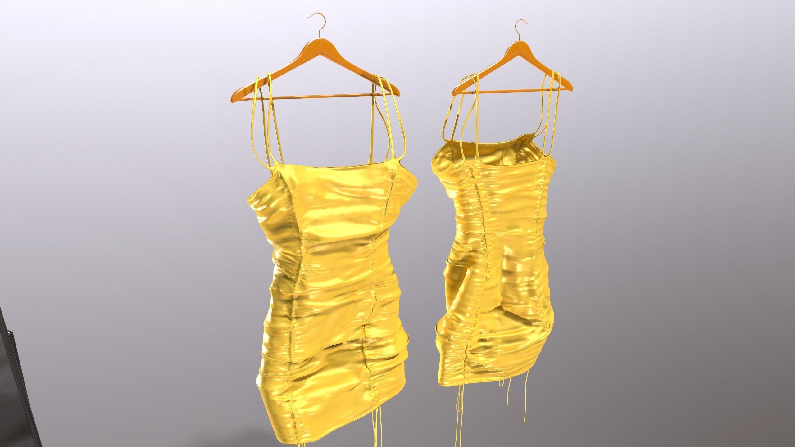 Female Clothing Low-poly 3D model_14