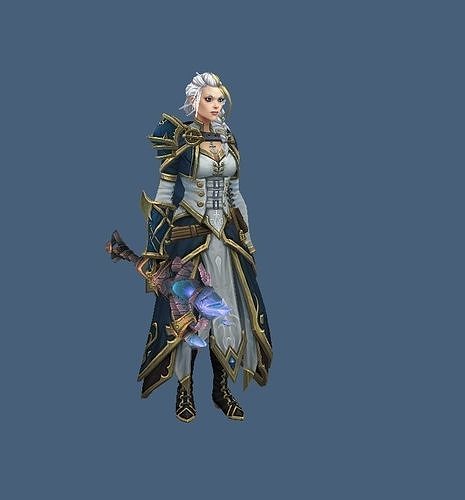 Jaina World Of WARCRAFT 3d Print Figurine  3D print model
