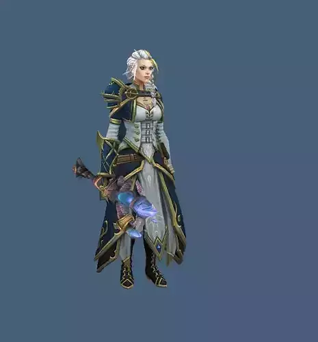Jaina World Of WARCRAFT 3d Print Figurine  3D print model