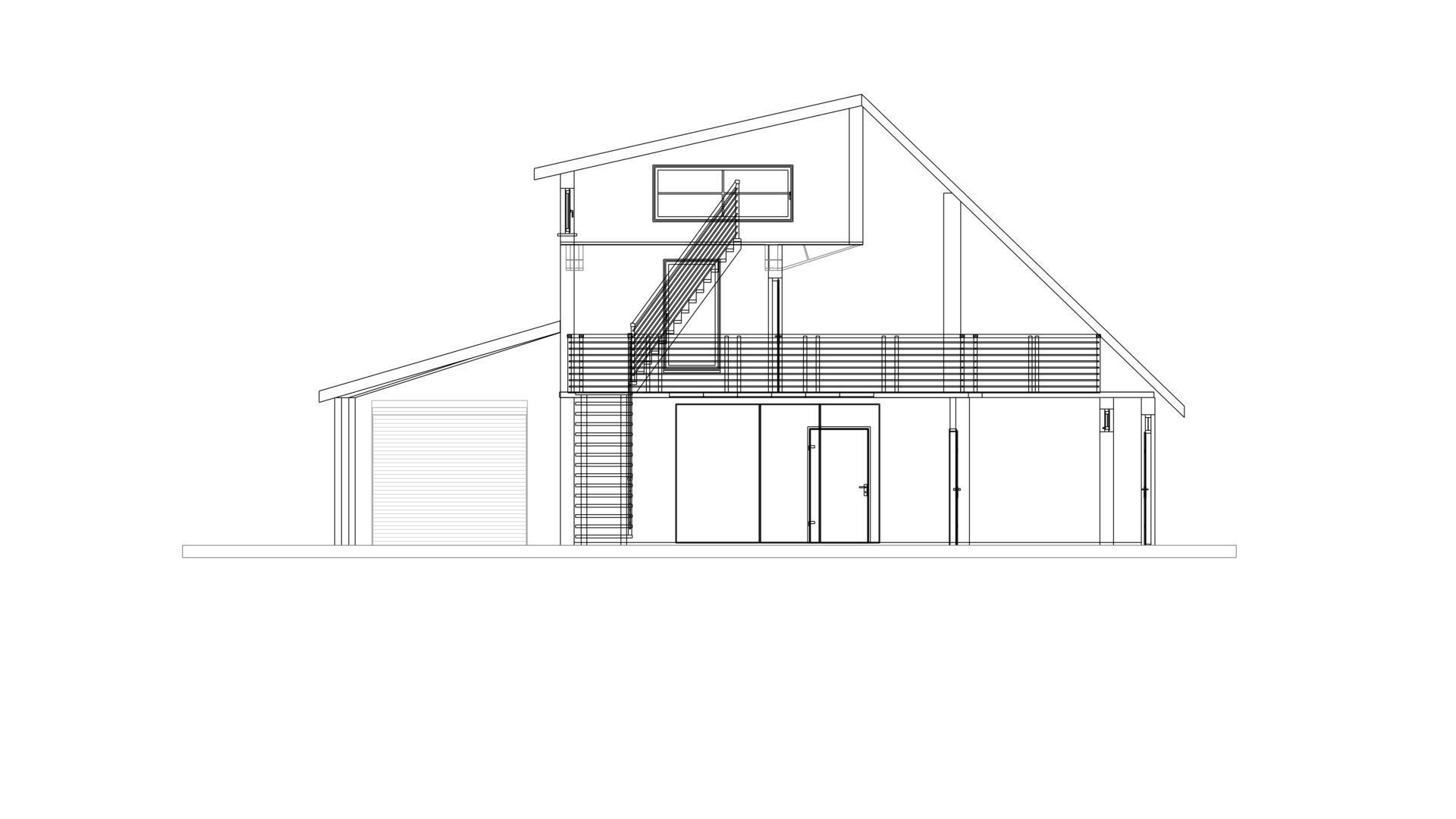 House drawing 3D model_4