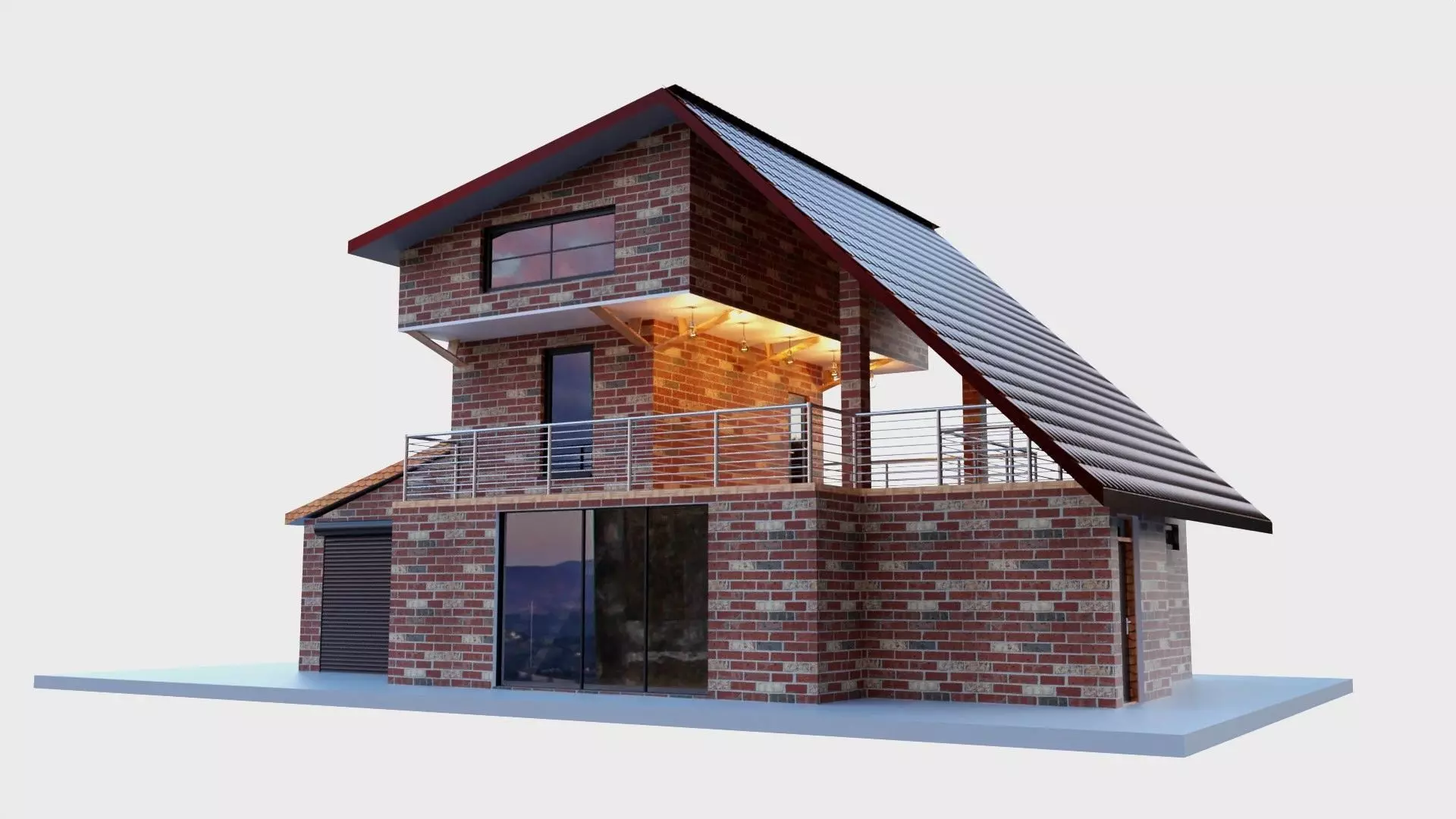 House drawing 3D model_0