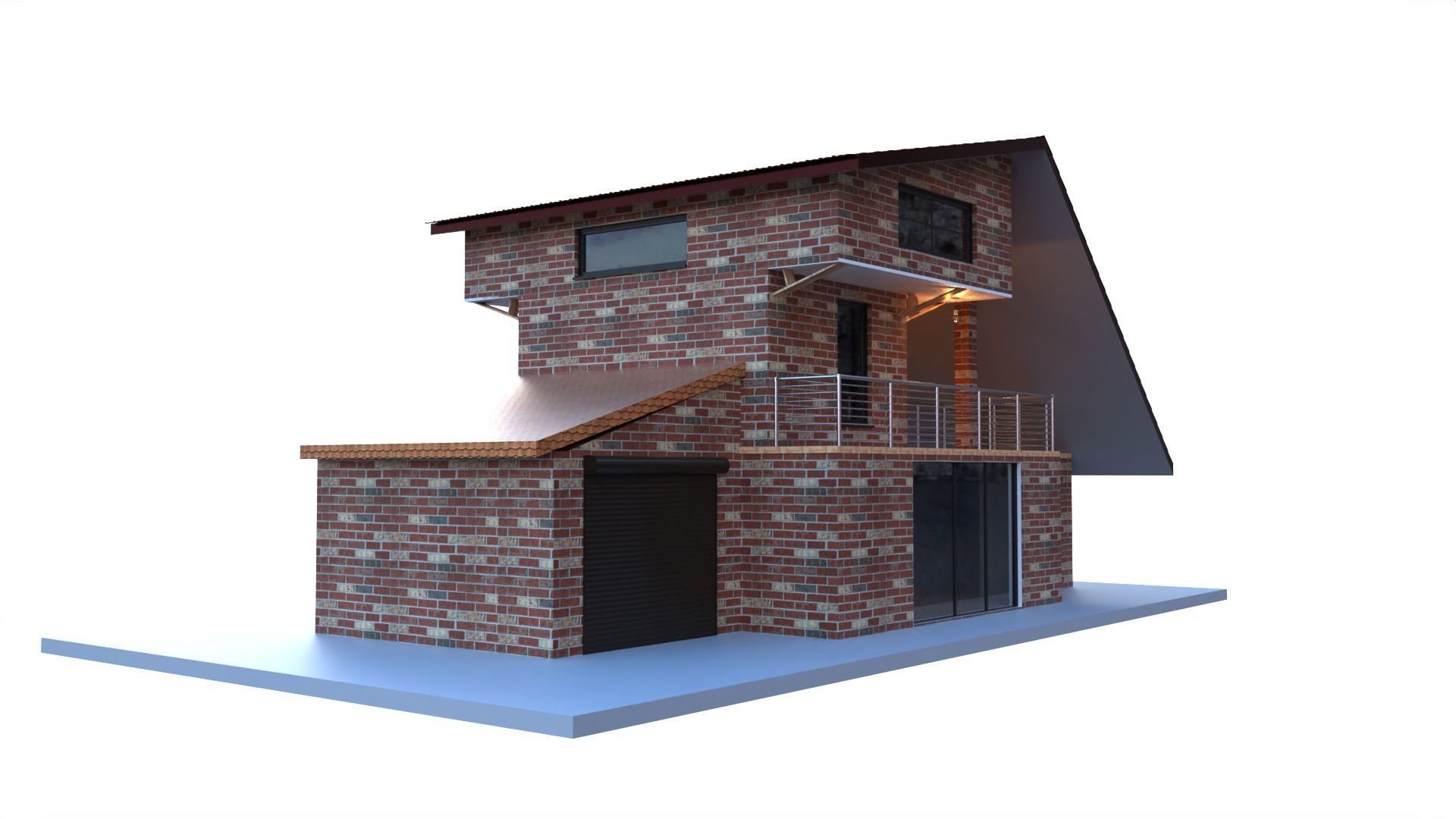 House drawing 3D model_2