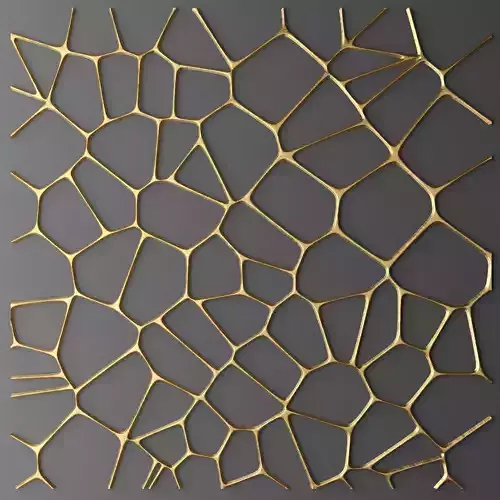 Panel lattice grille 3D 25 3D model