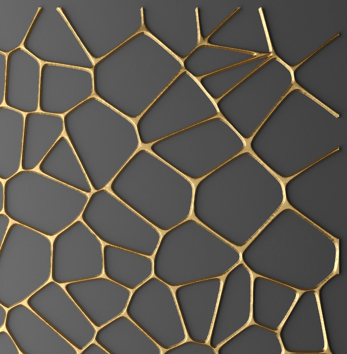 Panel lattice grille 3D 25 3D model_4