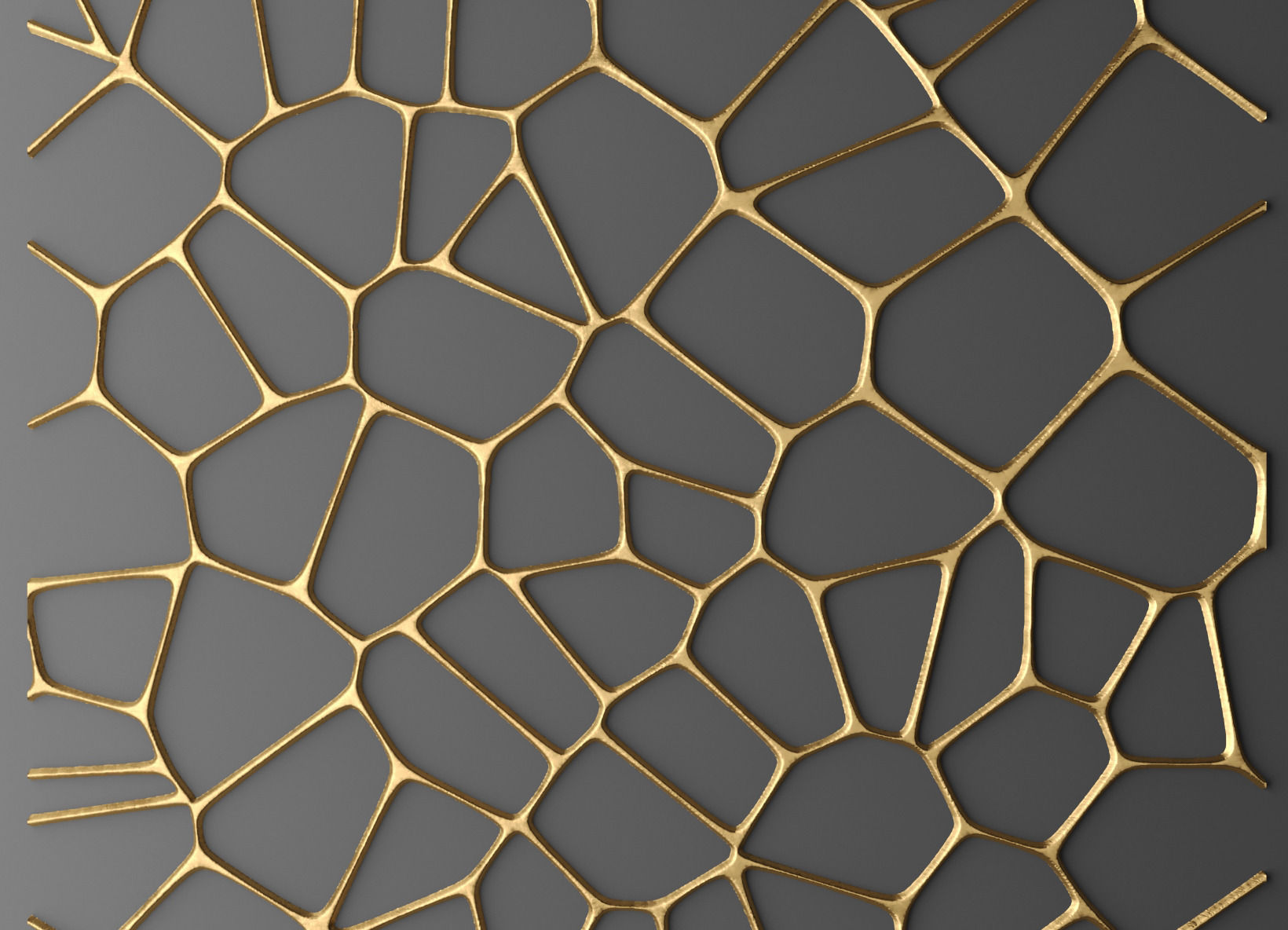 Panel lattice grille 3D 25 3D model_3